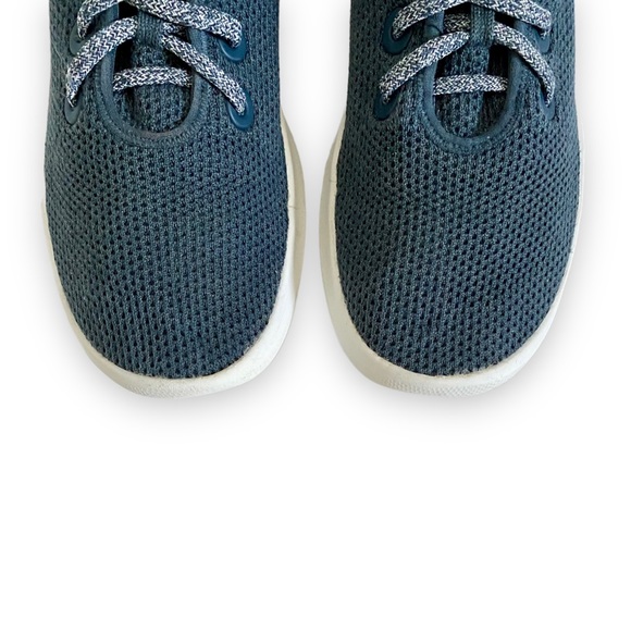 Allbirds Limited Edition Kauri Laces Tree Runners Teal Heathered Laces Size 9 - Picture 3 of 13